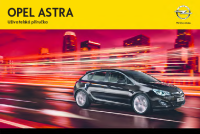 Opel Astra J navod k obsluze CZ 2012 